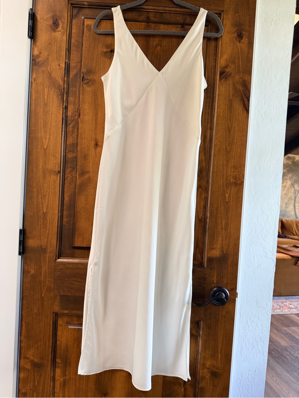 a new day White V-Neck Maxi Slip Dress